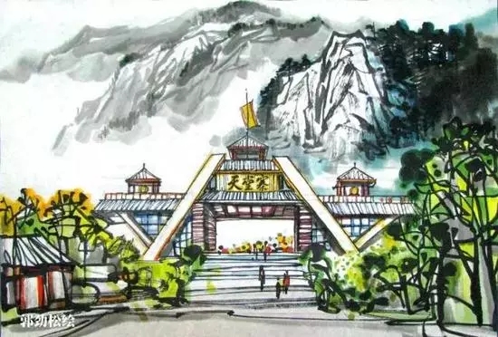 安徽風(fēng)景如畫(huà)！手繪版的安徽旅游景點(diǎn)更美！